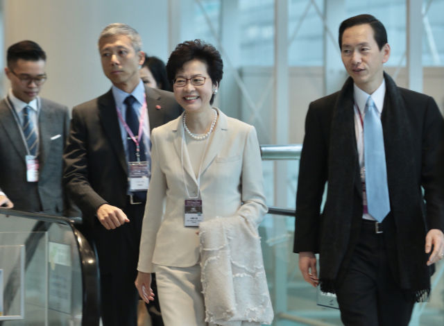 林郑月娥在香港特区第五任行政长官选举中胜出
