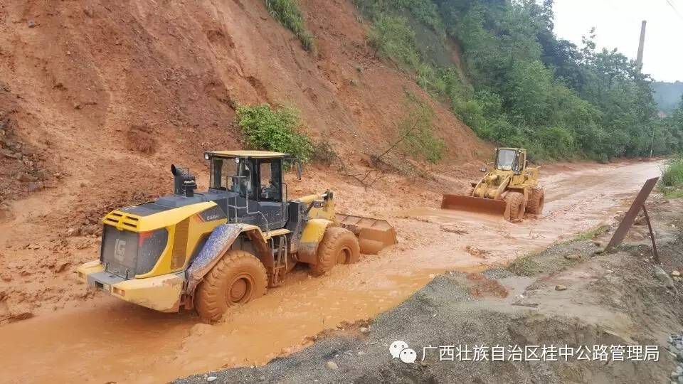 实用！那些因降雨而中断的路通了吗？快来看桂中公路断通情况