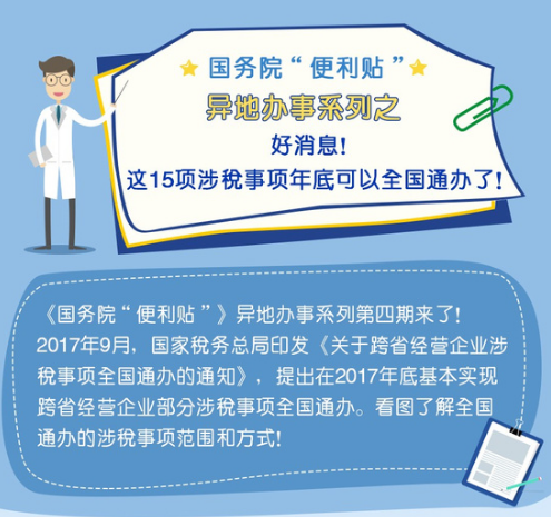 与你钱袋子相关！这15项涉税事项年底可全国通办