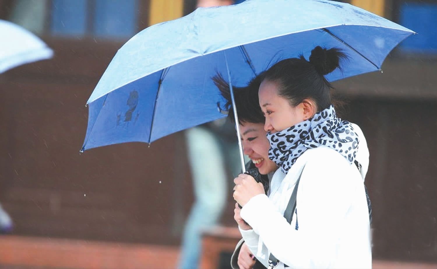 柳州入冬后最冷一天，冷风冷雨+堵车，朋友圈开启吐槽模式