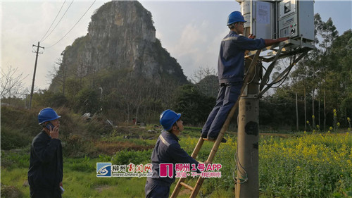 强对流天气来袭 柳州供电局连夜抢修恢复通电