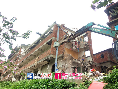 1号追踪|柳南区城站路菜园屯两栋违建已拆除完毕