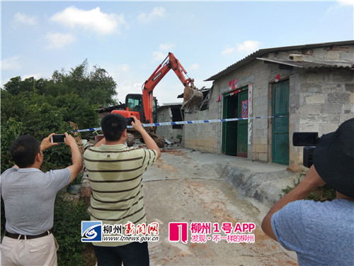 鱼塘变身猪圈还住人！太阳村镇一近千平方米违建民房被拆除
