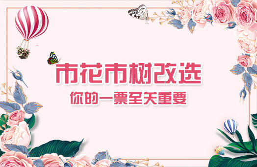 投票|市花市树改选，你的一票至关重要