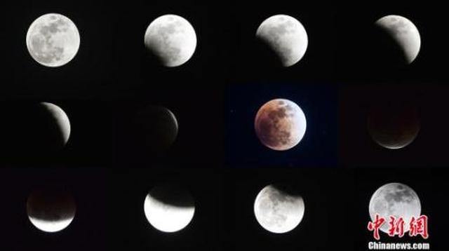 月全食、火星大冲两项天文奇观今夜明晨齐上演