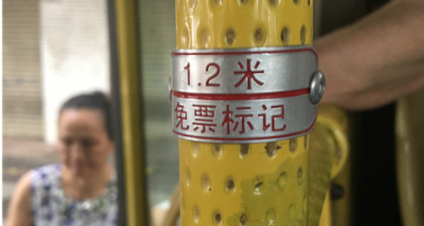 1.2米以下免费！9月1日起，我市公交车儿童免票线要“长个”啦
