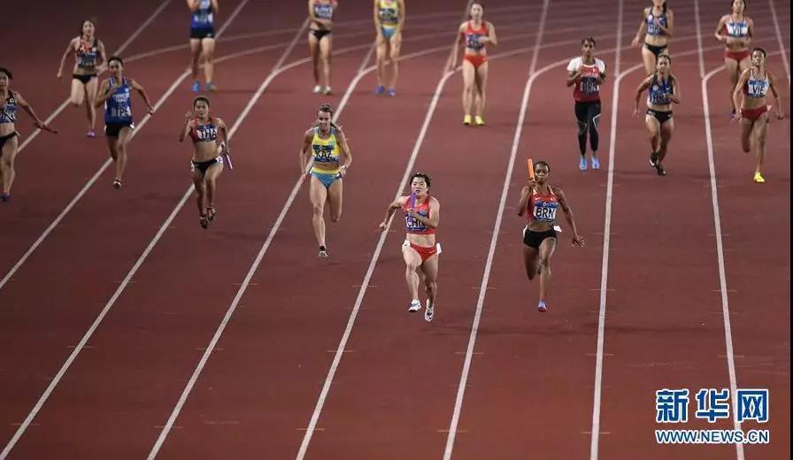 0.11秒之差！亚运会女子4×100米中国摘银，韦永丽1银2铜结束征程