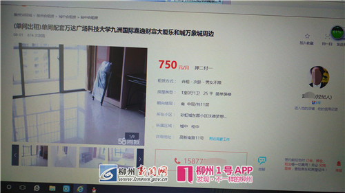 图为中介公司在网上发出来的租房信息。.jpg 图为中介公司在网上发出来的租房信息。.jpg