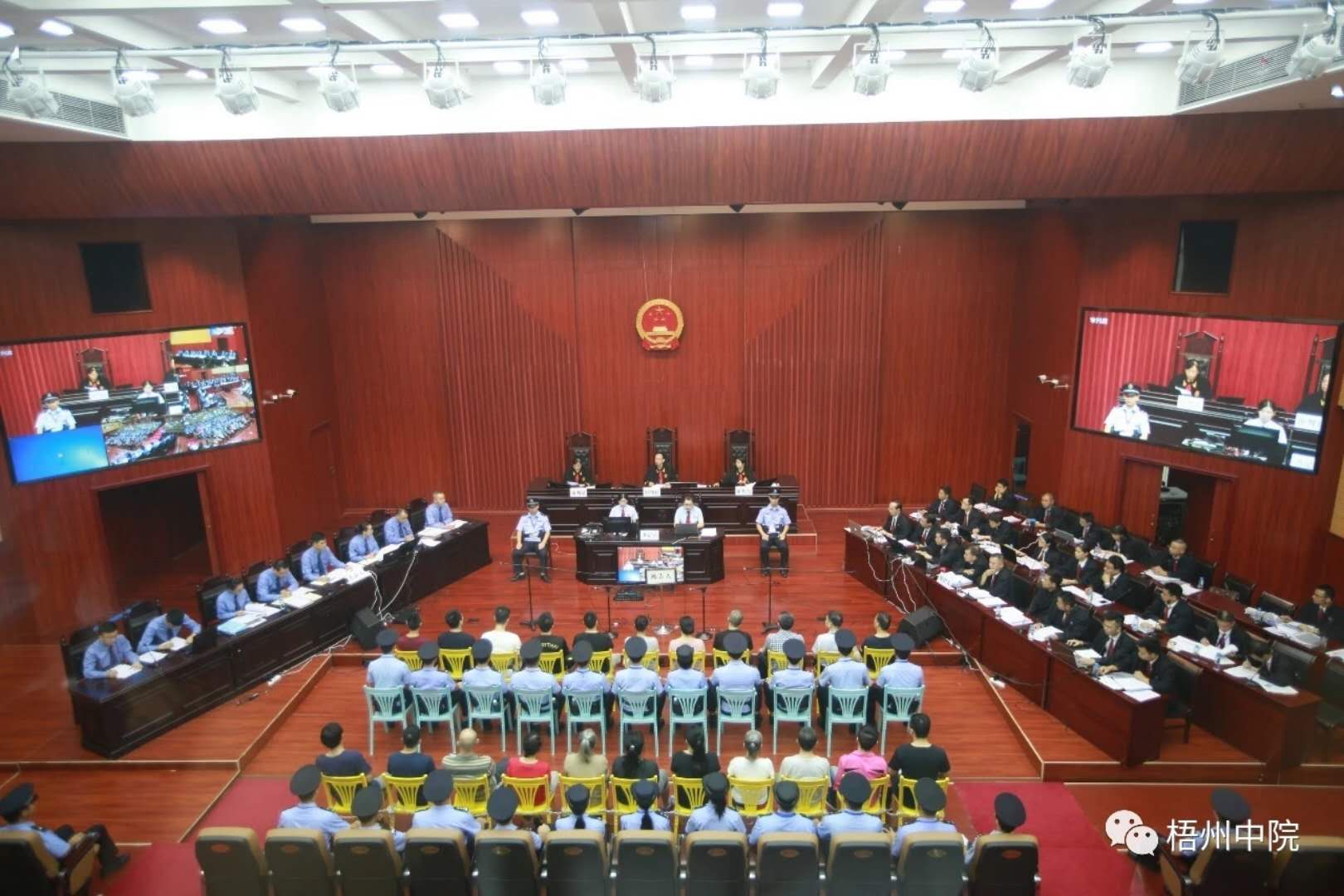 非法获利1亿多元，广西张树辉等22人涉黑案一审开庭