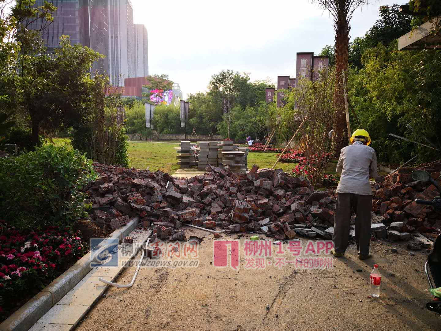 1号追踪|桂柳路这家酒店开始拆除涉嫌违法建筑