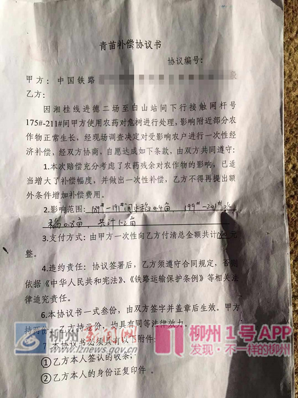 铁路部门8月29号与受损农户签订的补偿协议书和收条2.jpg 铁路部门8月29号与受损农户签订的补偿协议书和收条2.jpg
