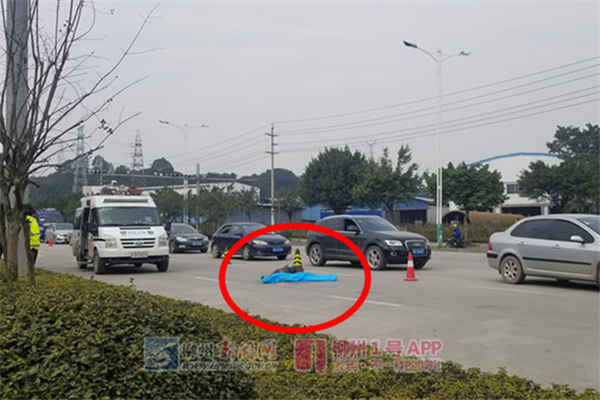 突发！潭中西路一阿婆遭货车碾压身亡