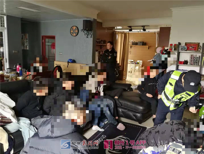 从鹿寨嗨到柳州，从天黑嗨到天亮...12名男女吸食K粉被警方抓获