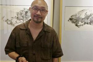 国画家汪霖扇面画开展，问道天地野趣横生
