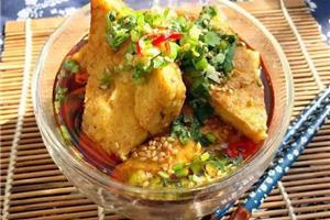 私房菜DIY丨教你做一道非常简单美味的外酥里嫩的香煎豆腐
