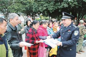 柳江警方年末禁毒宣传忙